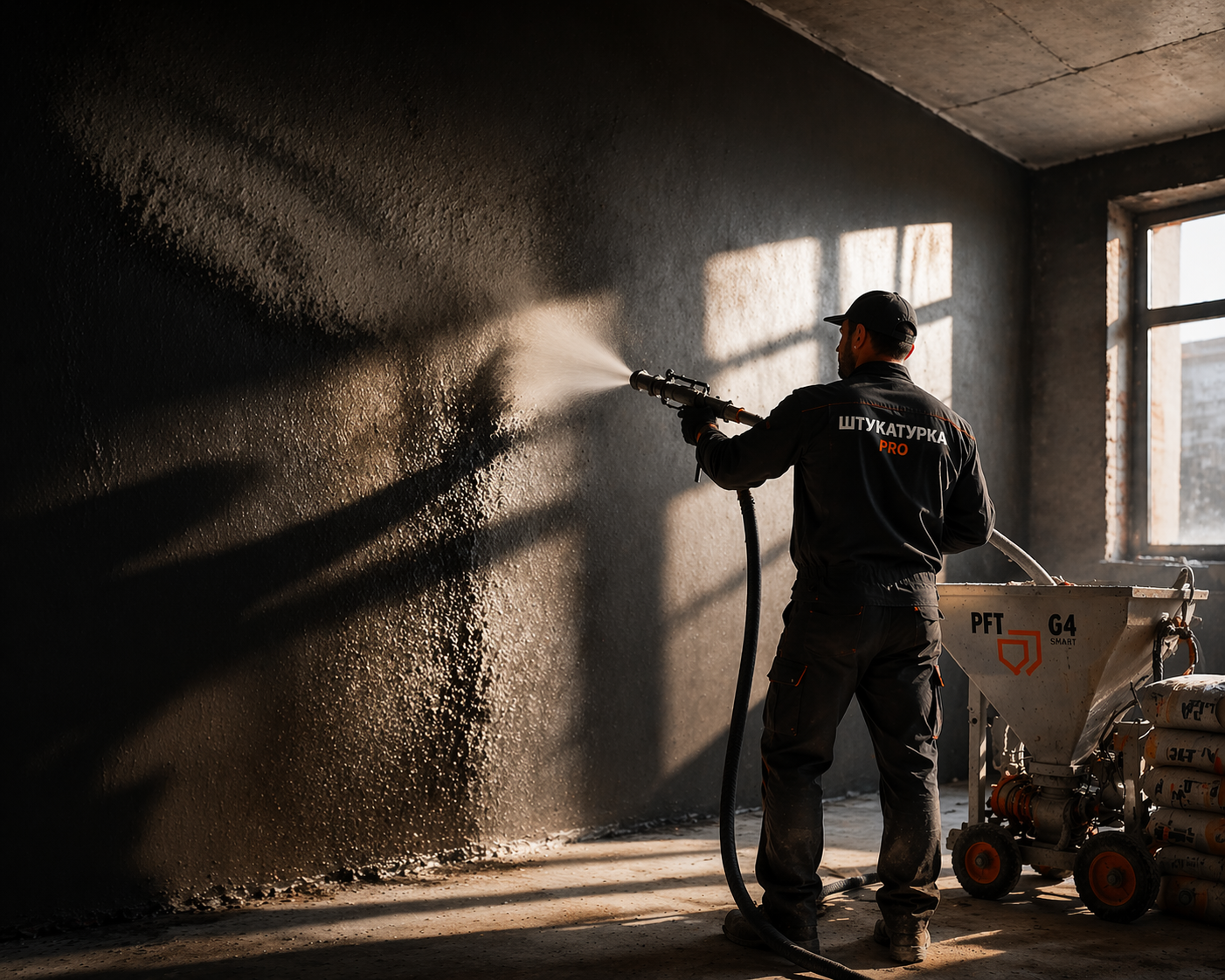 Механизированная штукатурка
